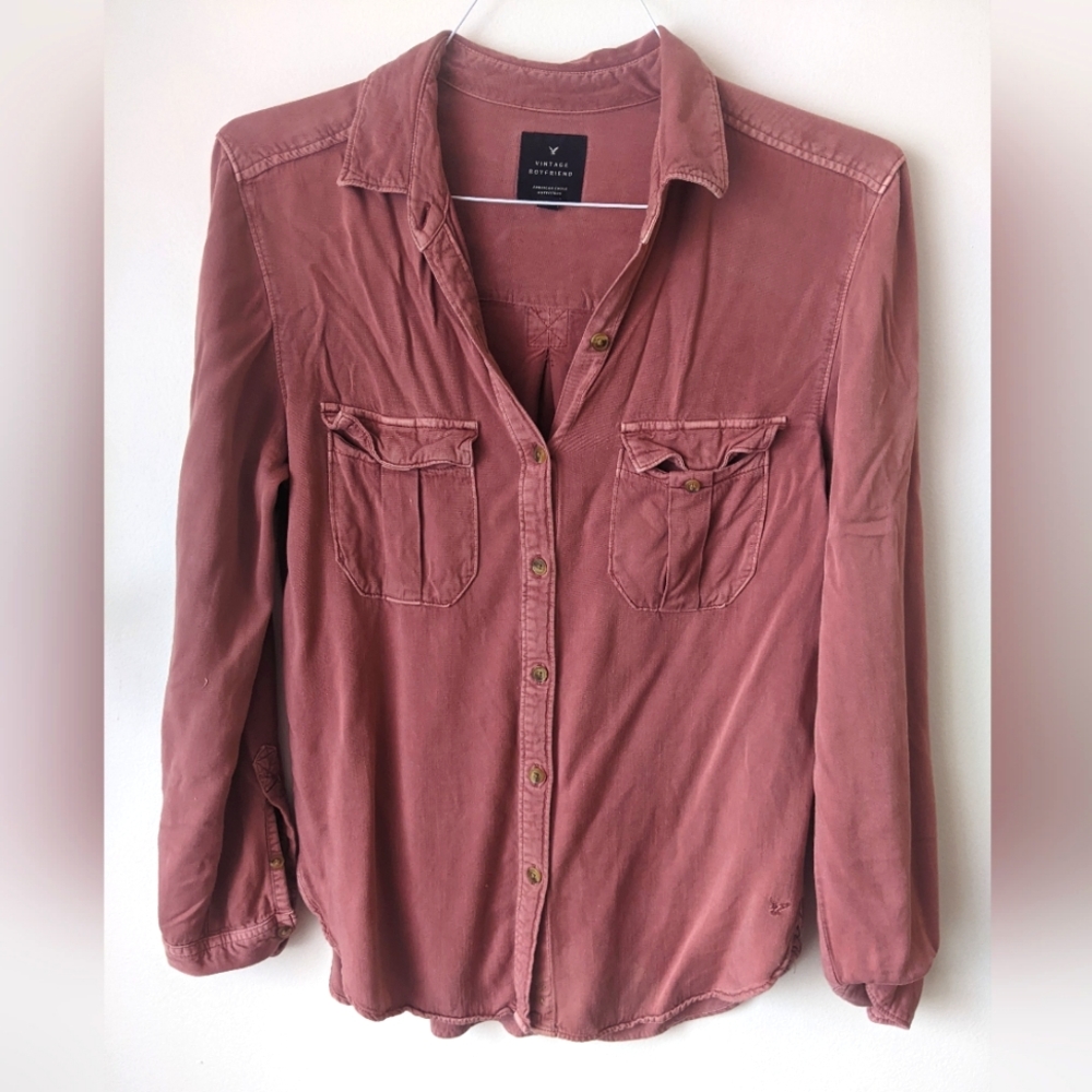 American Eagle Boyfriend Buttondown